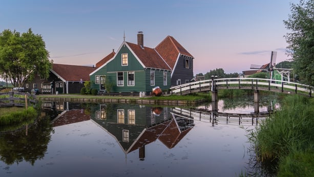 Typisch Hollands huis zoals je er veel in de omgeving kunt vinden