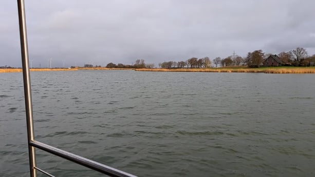 Uitzicht over de reling