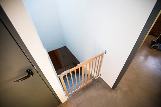 Les escaliers sont sécuritaires pour les enfants.