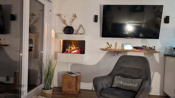 Tv- en openhaardhoek