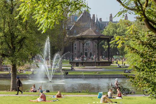 Oosterpark im Sommer