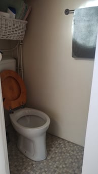 Toilet and shower