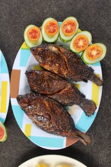 All-Inclusive-Mahlzeit: Frühstück, Mittagessen, Abendessen