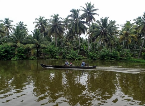 Backwater village scene.