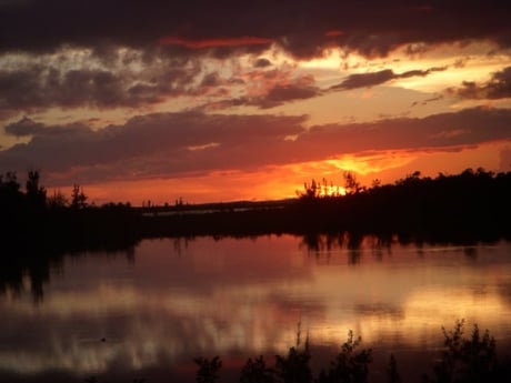 De zonsondergangen zijn werkelijk geweldig