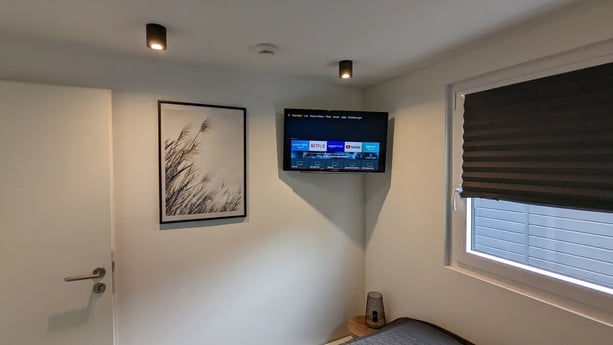 Smart-tv in de slaapkamer