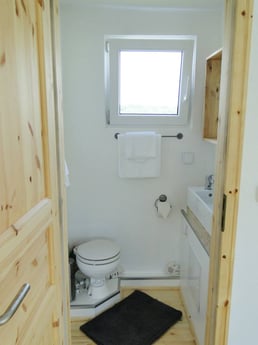 En-suite Badezimmer (Dusche im Hotel)