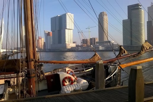 Au bord de la rivière "Nieuwe Maas"