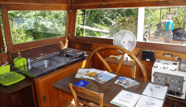 The wheelhouse / kitchen.