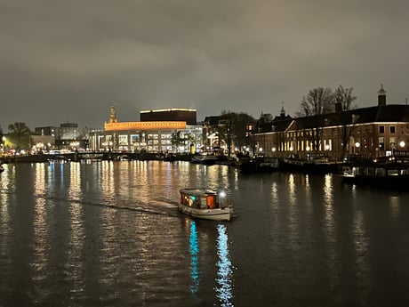 National Ballet and Opera House and City Hall as seen from the Bridge