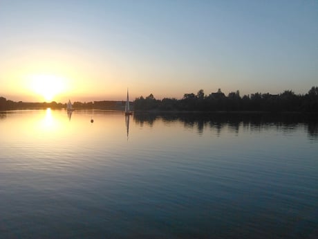 Xanten zonsondergang