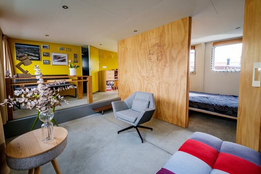 Our newly redone interior quirky Dutch design interior