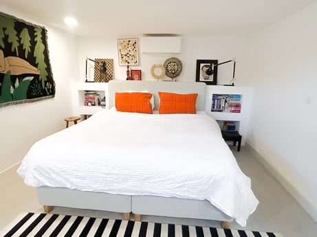 spacious bedroom