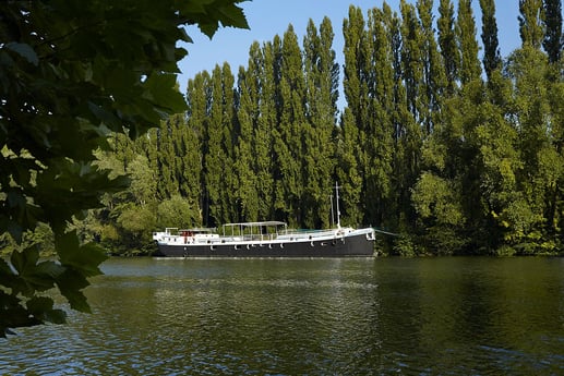 boot met landschap