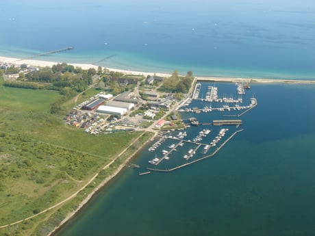 Aerial view of Großenbrode