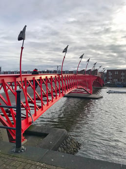 Pythonbrug in de oostelijke dokken