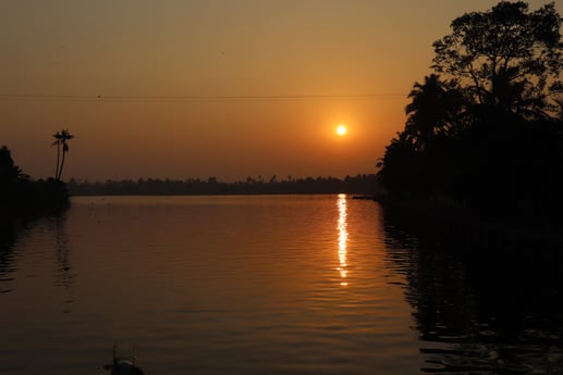 Sunrise on backwater