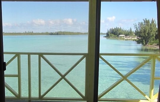 Impresionantes vistas desde la casa flotante.