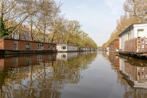 Blick auf Kanäle