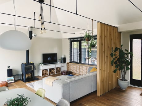 Living room tv and lounge area