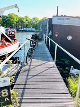 entrance at the private pier.