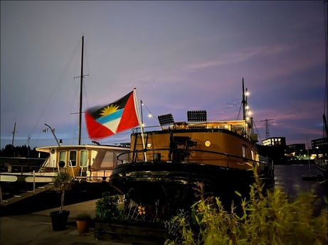 Dekterras in de avond