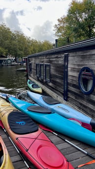 kayaks that you can use to explore the canals by yourself