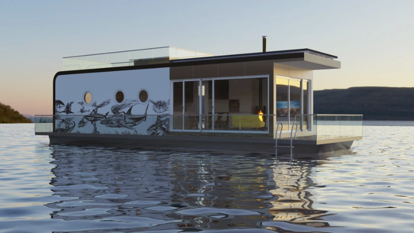 Luxuriöses, maßgeschneidertes Hausboot 2 – Luxusnavode